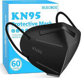 KN95 Mask Particulate Black Respirator Disposable, BX/60 - Precision Lab Works